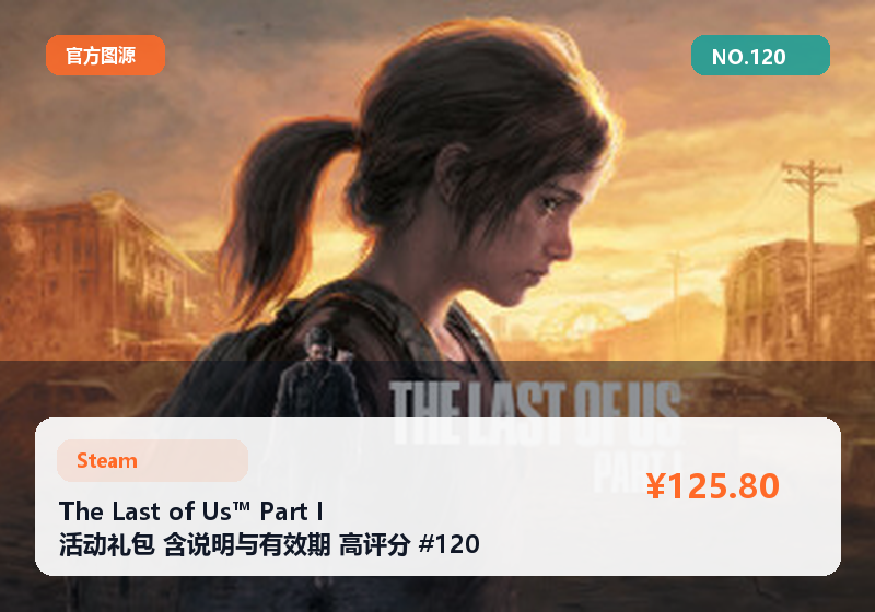 The Last of Us™ Part I 活动礼包 含说明与有效期 高评分 #120